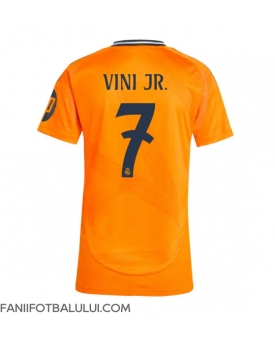 Real Madrid Vinicius Junior #7 Tricou Fotbal Replică 2024-25 Femei Deplasare